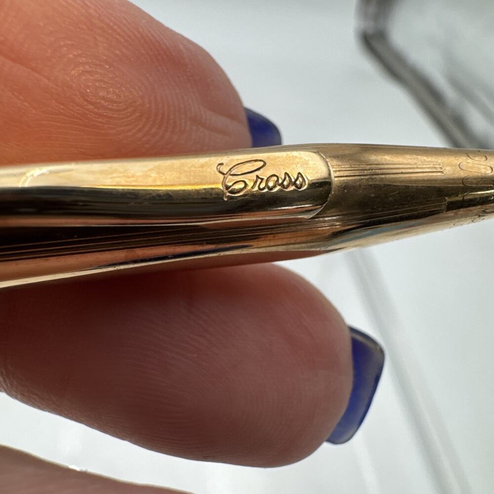 Cross 1/20 14k Gold Filled 0.9MM Mechanical Pencil - Has Lead - Eraser ⬇️